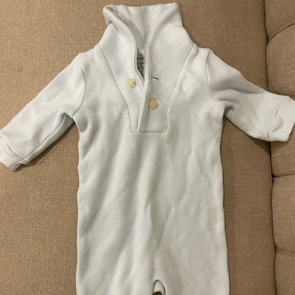 Ralph Lauren sweater onesie